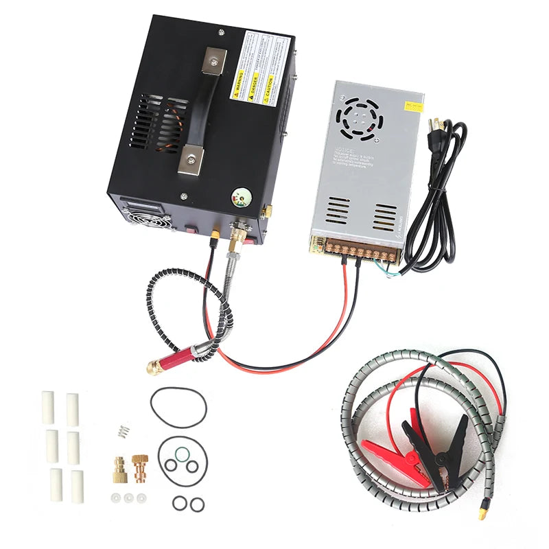 220V 12V Pcp Air Compressor 300Bar 4500psi Pneumatic Rifles Diving High Pressure Pump 30MPA PCP Shooting Pump Inflator