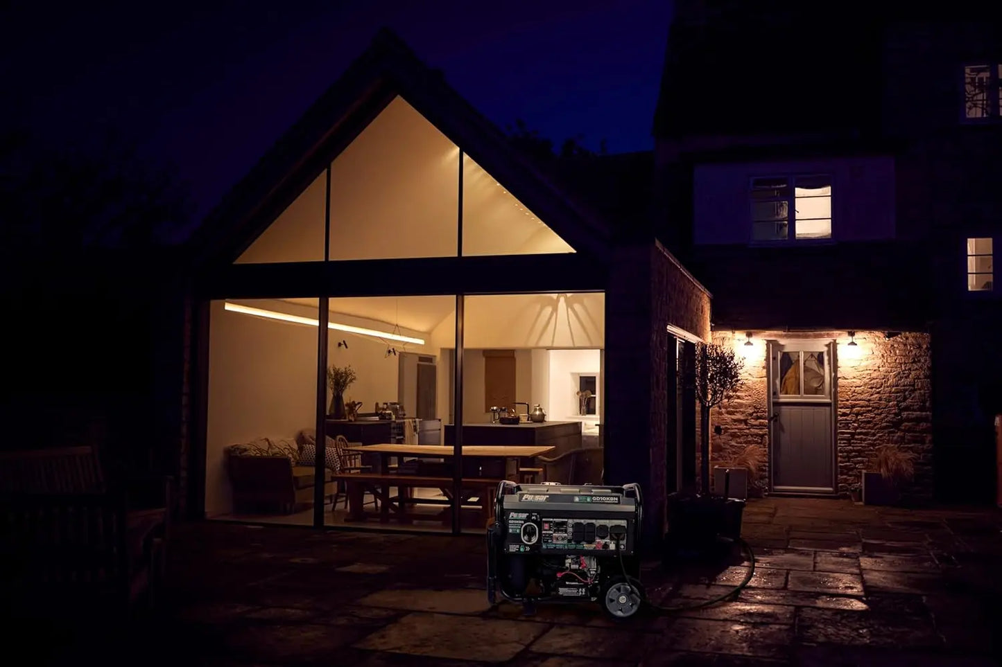 10500W Dual Fuel Portable Inverter Generator for Residential and Camping Use Overload Protection Short Circuit Protection
