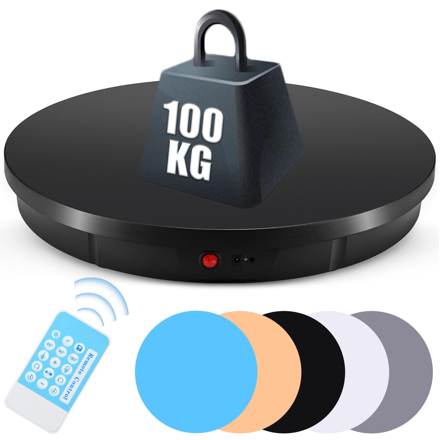 30/42/52CM 100KG Rotating Display Stand  360° Panoramic Automatic Display Table Turntable Photography Backdrop Shooting Booth