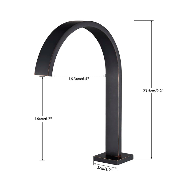 Bathroom Basin Faucet Separated Deck Mount Three Hole Daul Handwheel Cold Hot Water Mixer Bathroom Washing Sink Crane