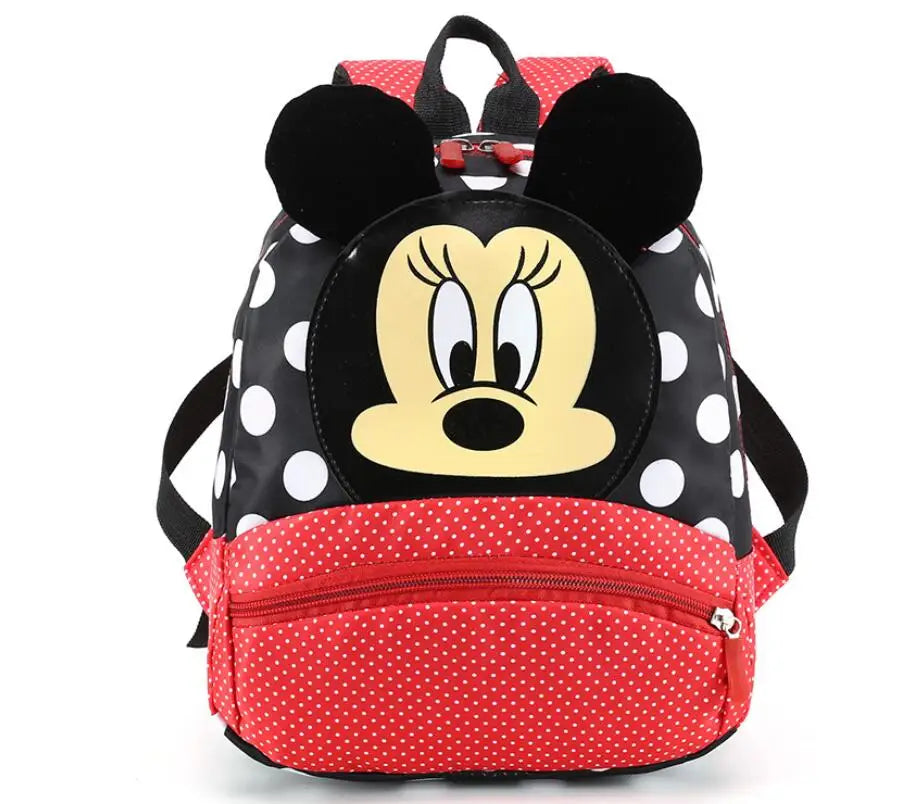 Disney Cartoon Backpack For Baby Boys Girls Minnie Mickey Mouse Children Lovely Schoolbag Kindergarten Schoolbag Kids Gift