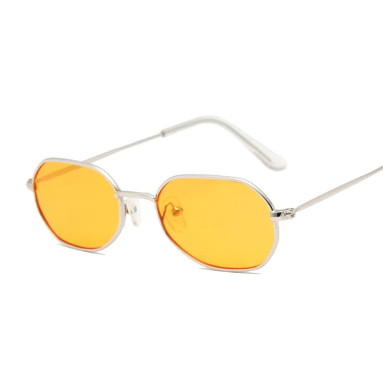 2020 New Red Brand Designer Vintage Oval Sunglasses Woman Retro Clear Lens Eyewear Square Sun Glasses For Female Male UV400