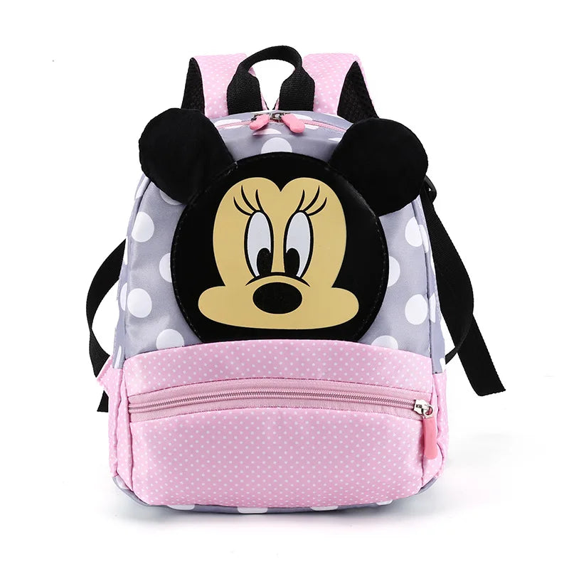 Disney Cartoon Backpack For Baby Boys Girls Minnie Mickey Mouse Children Lovely Schoolbag Kindergarten Schoolbag Kids Gift