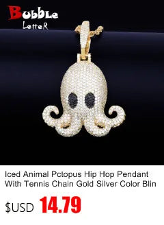 Bubble Letter Custom Photo Necklace for Men Personalized Picture Medallions Pendant Hip Hop Cubic Zircon Rock Jewelry 2021 Trend
