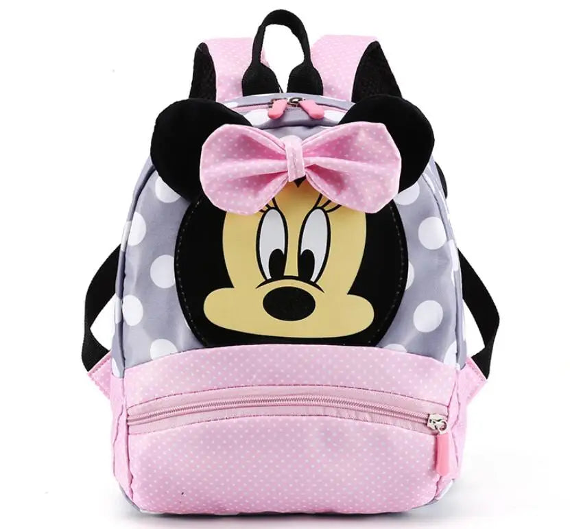 Disney Cartoon Backpack For Baby Boys Girls Minnie Mickey Mouse Children Lovely Schoolbag Kindergarten Schoolbag Kids Gift