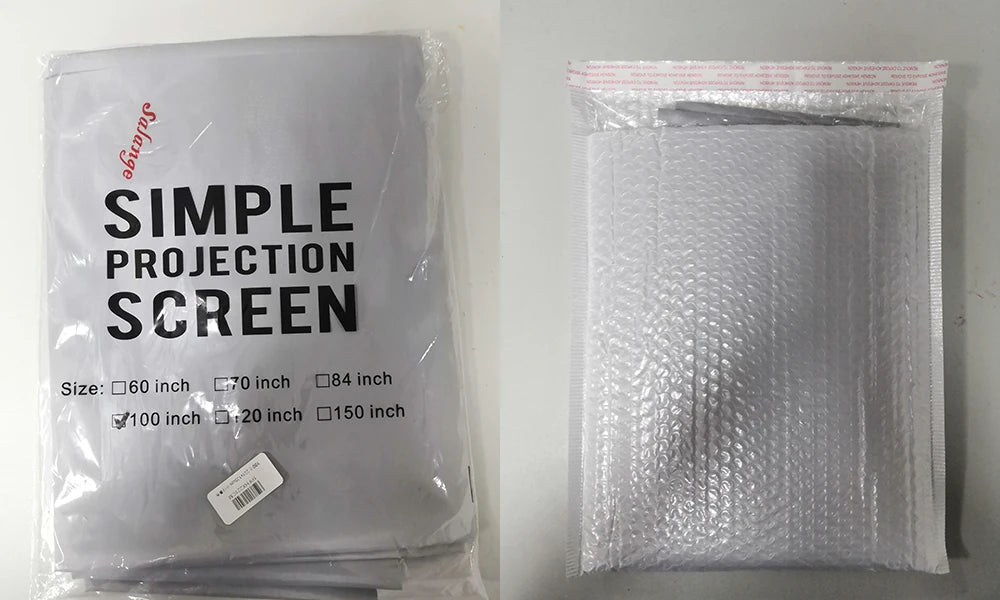 Salange Projector Screen Fabric 100 120 inch Screen Projection Portable Reflective Cloth For XGIMI H3 H2 YG400 for Xiaomi Beamer