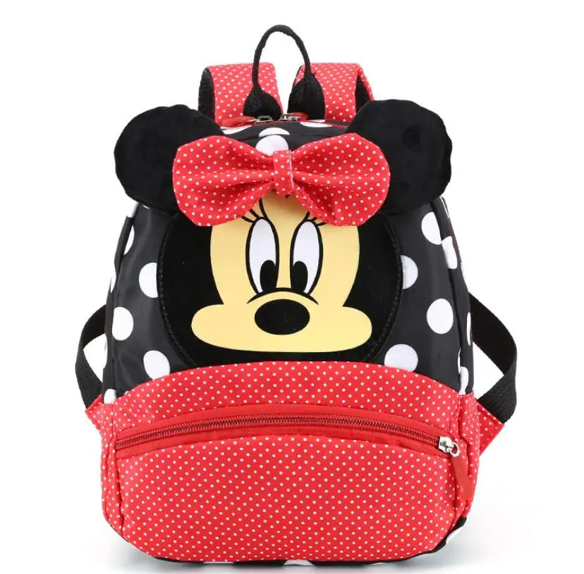 Disney Cartoon Backpack For Baby Boys Girls Minnie Mickey Mouse Children Lovely Schoolbag Kindergarten Schoolbag Kids Gift