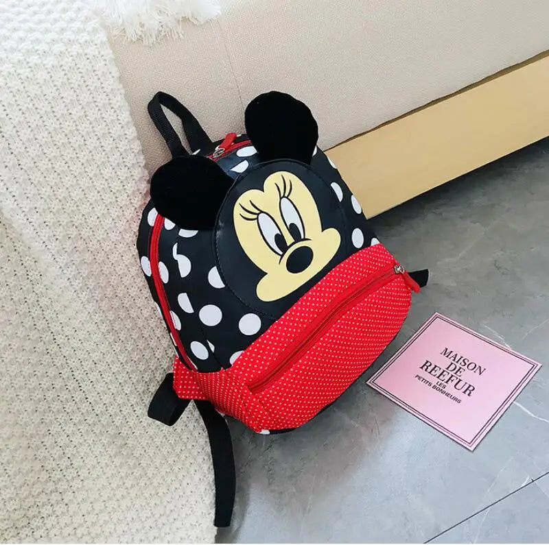 Disney Cartoon Backpack For Baby Boys Girls Minnie Mickey Mouse Children Lovely Schoolbag Kindergarten Schoolbag Kids Gift
