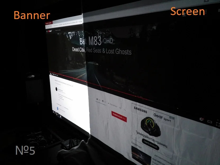 Salange Projector Screen Fabric 100 120 inch Screen Projection Portable Reflective Cloth For XGIMI H3 H2 YG400 for Xiaomi Beamer