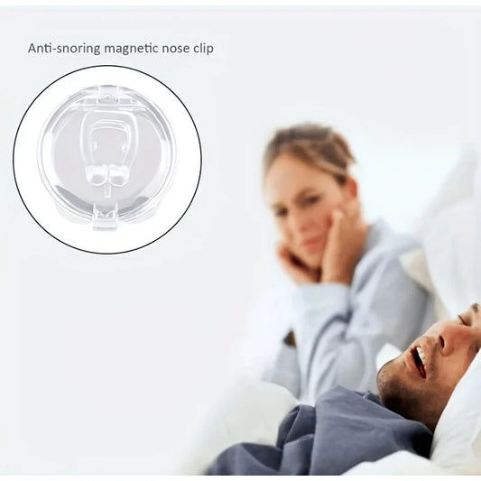 4pcs Silicone  Anti-snoring Nose Clip, Sleep Tray Sleep Aid