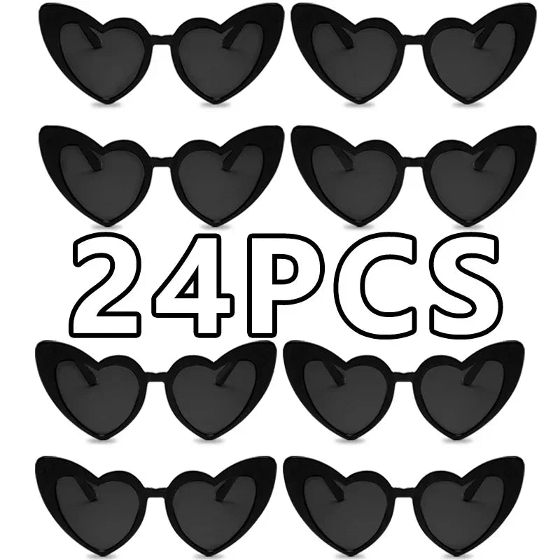Bachelorette Party Heart Shaped Sunglasses Wedding Bridal Shower Decor Hen  Supplies Bride To Be Bridesmaid Gift Glasses