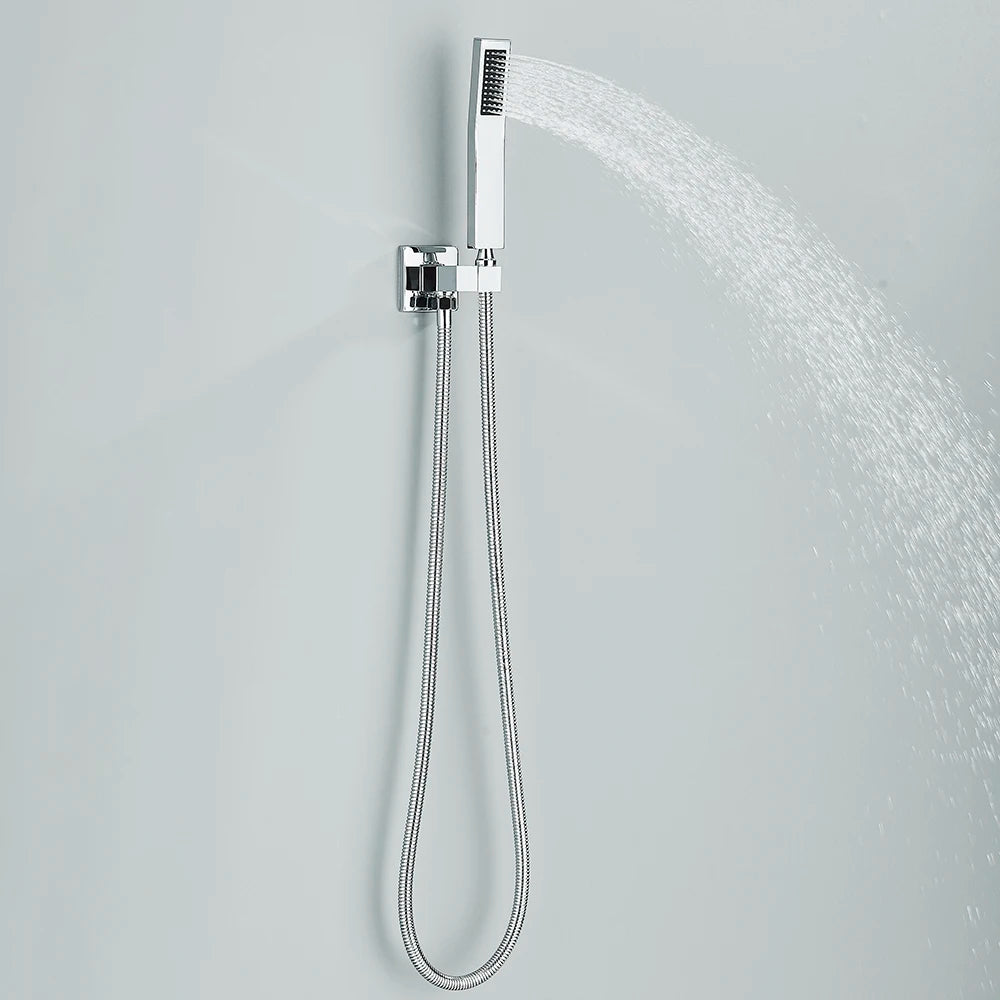 Matte Black Handshower Head 150cm Stainless Steel Shower Hose Shower Faucet Sprayer Head Wall Mounted Faucet Accessories