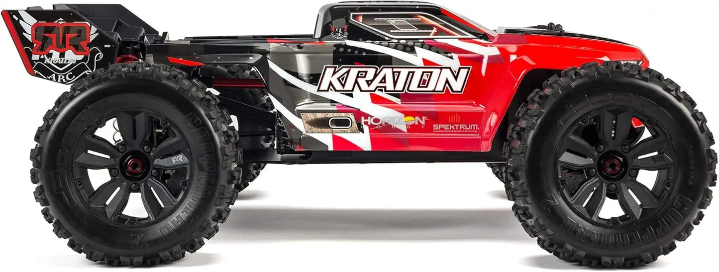 RC Truck 1/8 KRATON 6S V5 4WD BLX Speed Monster RC Truck with Spektrum Firma RTR (Transmitter and Receiver Included, Batte