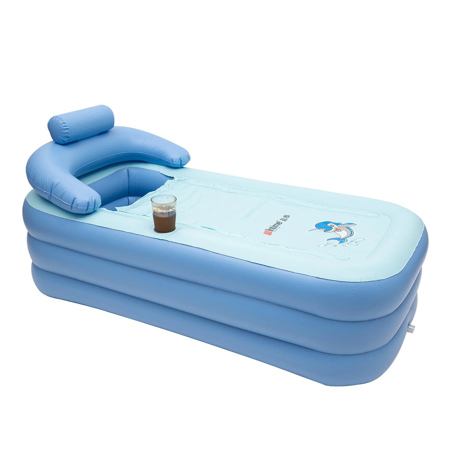 Inflatable Adult Spa PVC Bathtub Foldable Portable Warm Bath Tub Travel Bath