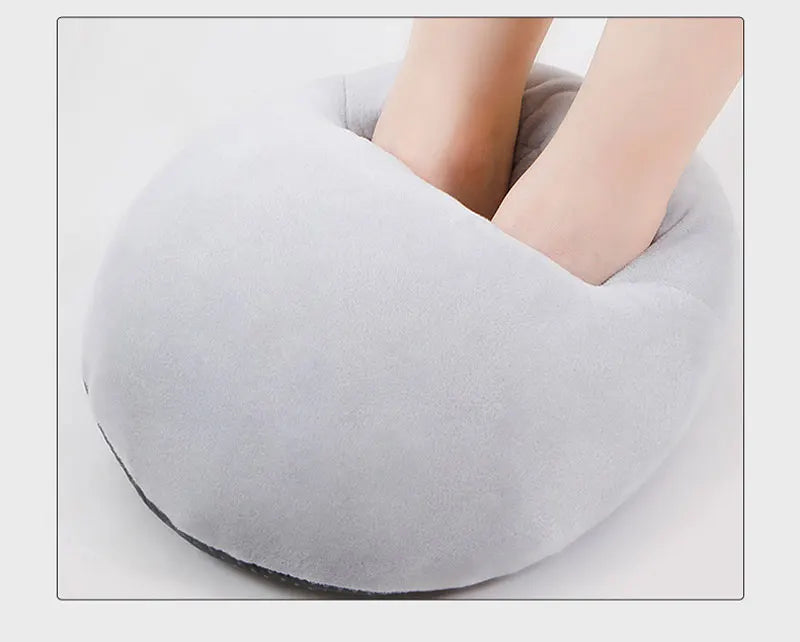 5V/2A USB Electric Foot Warmer Under Desk Heating Pad Winter Warming Plush Flannel Leg Thermostat Heater