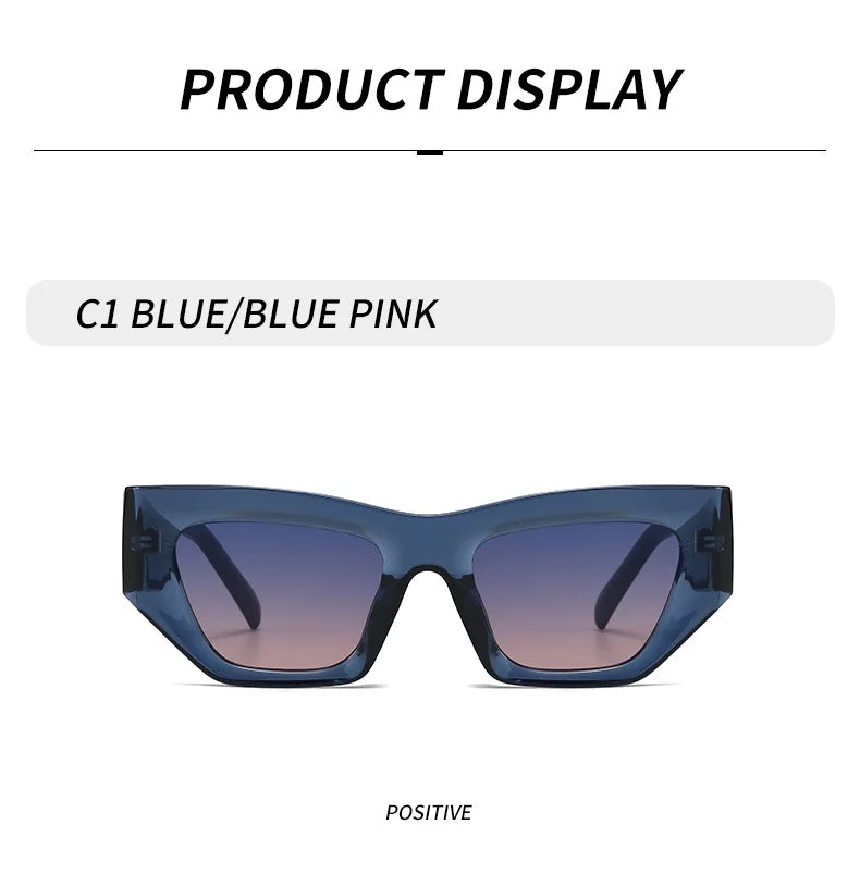 Fashion Luxury Brand Sunglasses For Men And Women Designer Cat Eye Unisex Sun Glasses Glamour Runway Eyewear UV400