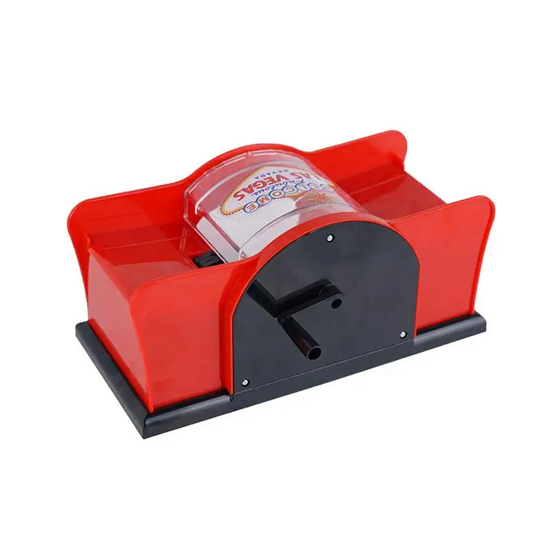 NEW Manual Card Shuffler Poker Shuffle Machine For Cards 2 Decks Of Card Holder Easy Hand Cranked System Casino Card Shuffler