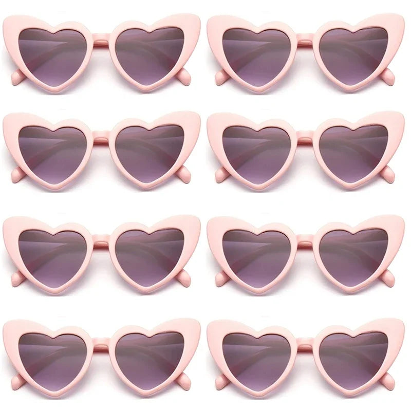 Bachelorette Party Heart Shaped Sunglasses Wedding Bridal Shower Decor Hen  Supplies Bride To Be Bridesmaid Gift Glasses