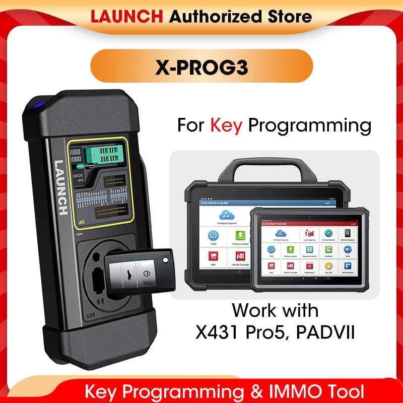 GL LAUNCH X431 X-PROG 3 Car Key Programmer Obd2 Scanner XPROG3 Immobilizer Smart Keys Remote X Prog3 For Launch Pro X431 V PLUS