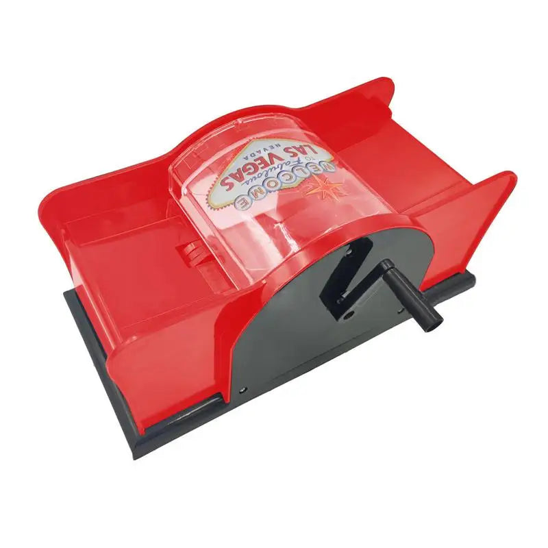 NEW Manual Card Shuffler Poker Shuffle Machine For Cards 2 Decks Of Card Holder Easy Hand Cranked System Casino Card Shuffler