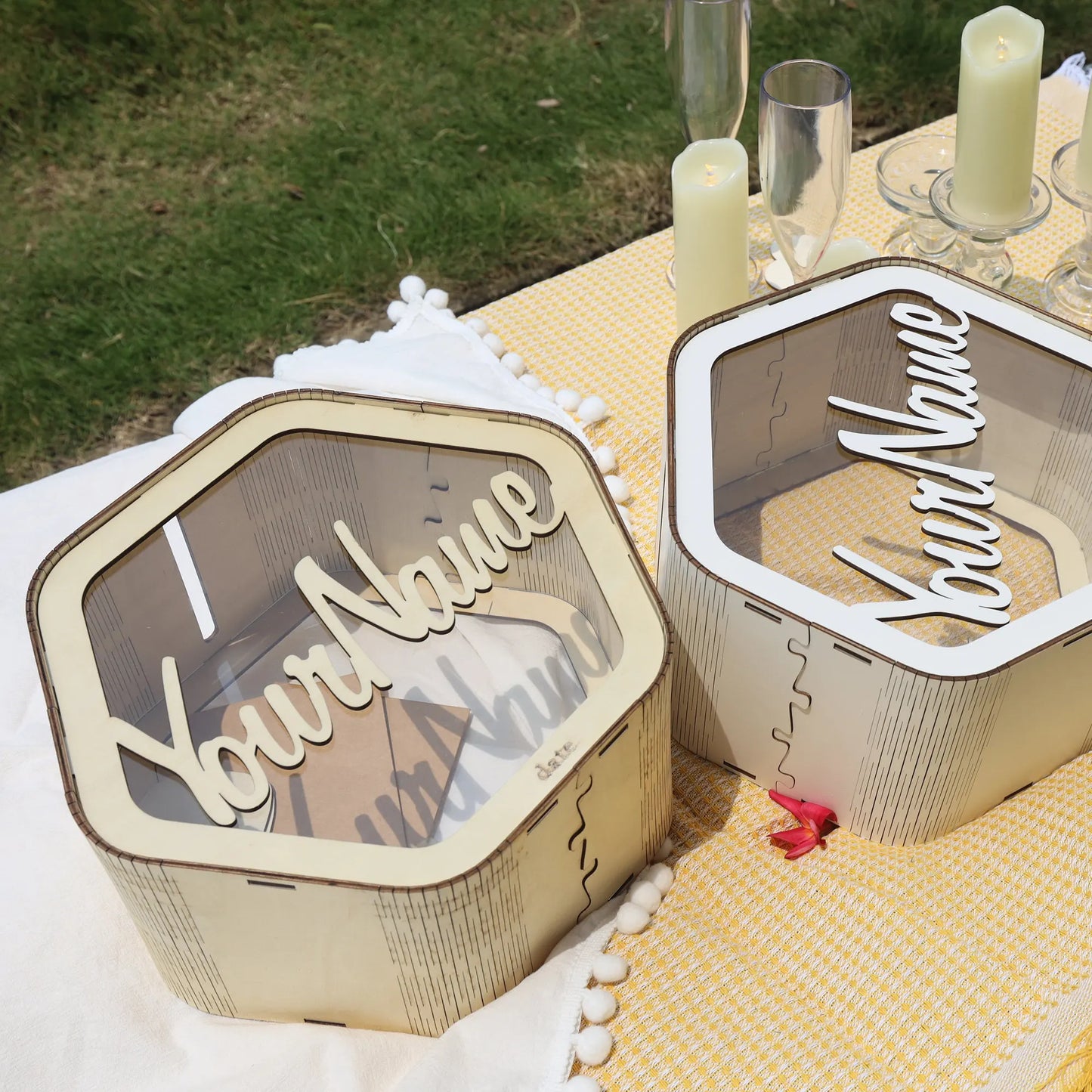 Card Box for Wedding Personalized Wood Wedding Card Box for Reception Decor Wedding Gift Custom Rustic Keepsake Memory Box