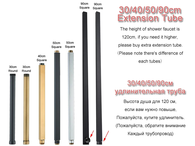 Shinesia Thermostatic Shower System Set Digital Display Rainfall Shower Faucet Mixer Bathroom Bathtub Tap With Shelf White/Black