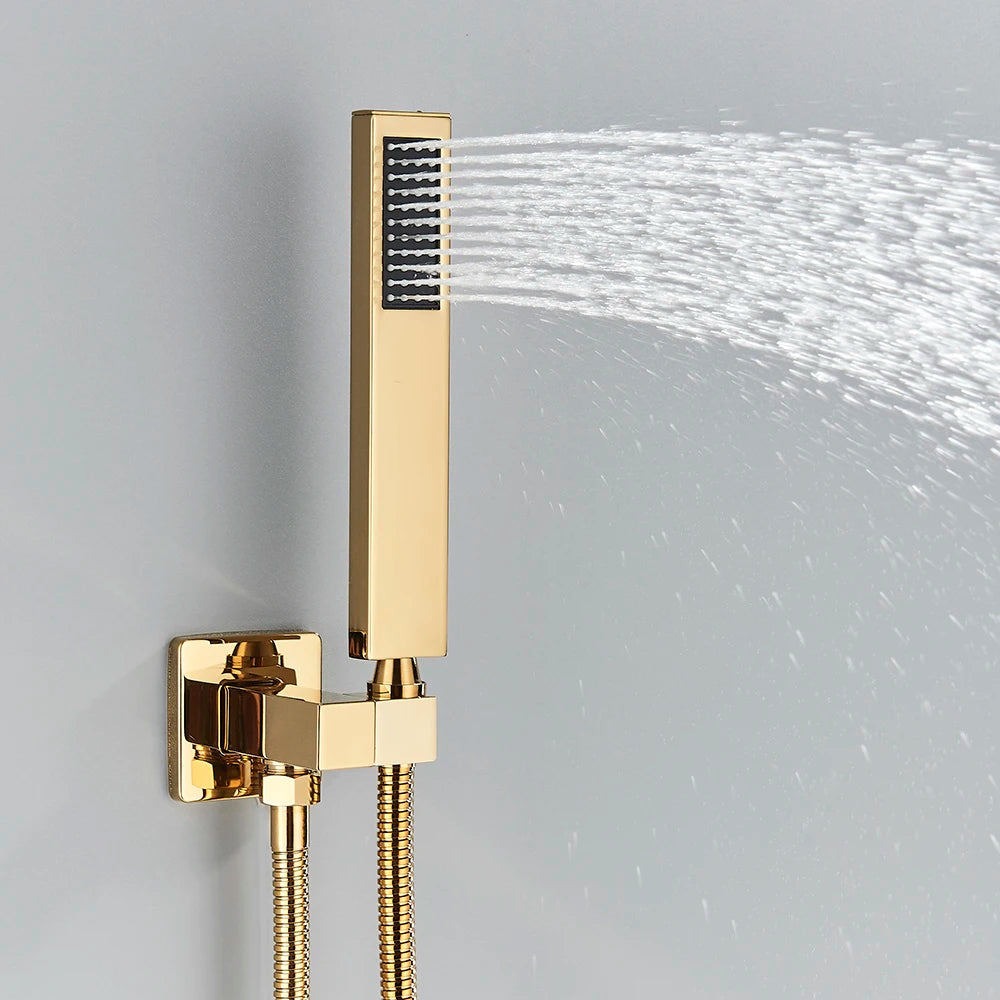 Matte Black Handshower Head 150cm Stainless Steel Shower Hose Shower Faucet Sprayer Head Wall Mounted Faucet Accessories
