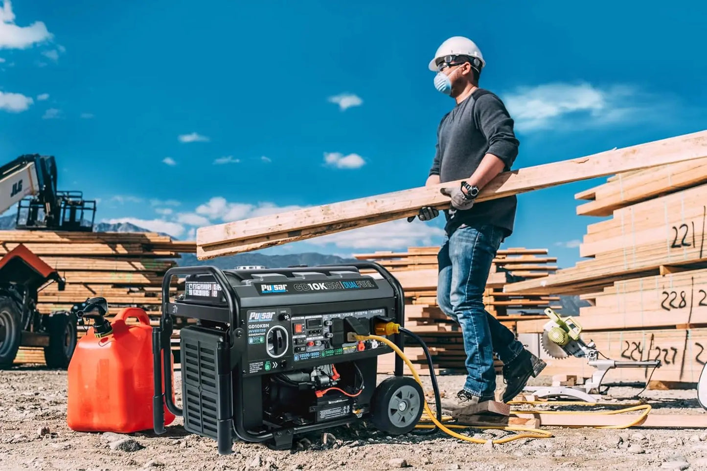 10500W Dual Fuel Portable Inverter Generator for Residential and Camping Use Overload Protection Short Circuit Protection