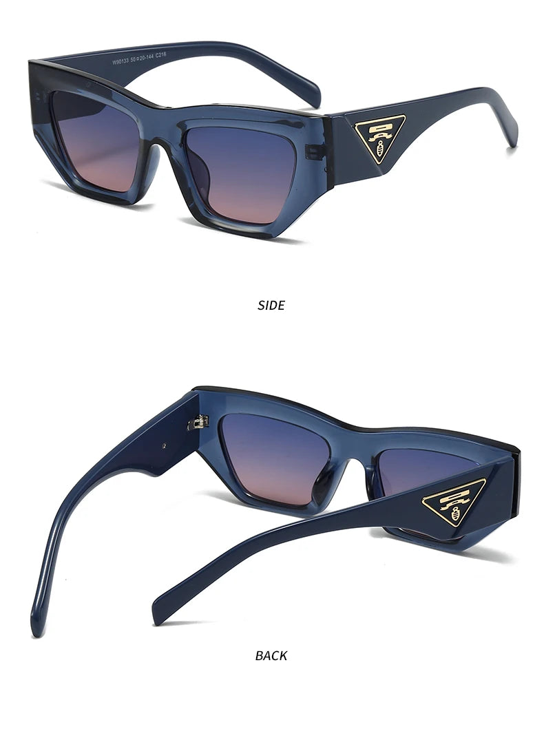 Fashion Luxury Brand Sunglasses For Men And Women Designer Cat Eye Unisex Sun Glasses Glamour Runway Eyewear UV400