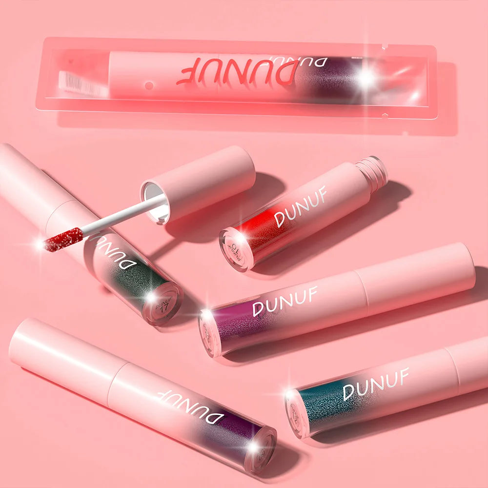 New Matte Glitter Liquid Lipstick Diamond Shiny Lip Gloss Waterproof Long Lasting Pearl Lipgloss Women Lip Tint Makeup Cosmetics
