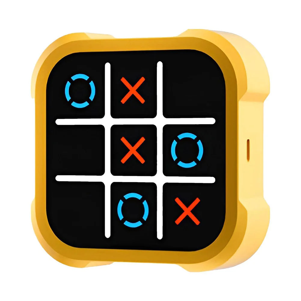 3 in 1 Electronic Tic-Tac-Toe Game Children's Electronic Toys Handheld Puzzle Game Console Chess Board Game Kids Creative Gifts