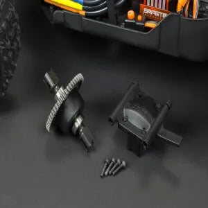 RC Car 1/8 Typhon 6S V5 4WD BLX Buggy with Spektrum Firma RTR (Ready-to-Run), Black and Red, ARA8606V5