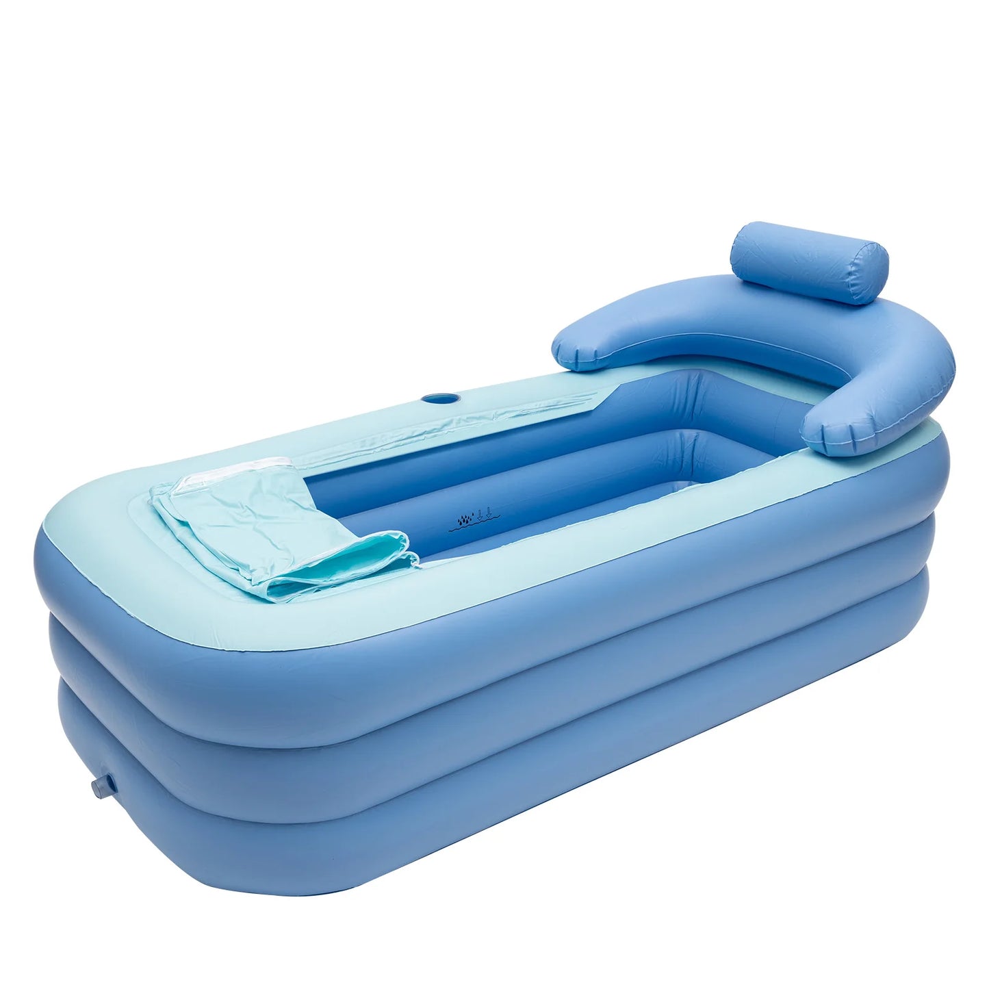 Inflatable Adult Spa PVC Bathtub Foldable Portable Warm Bath Tub Travel Bath