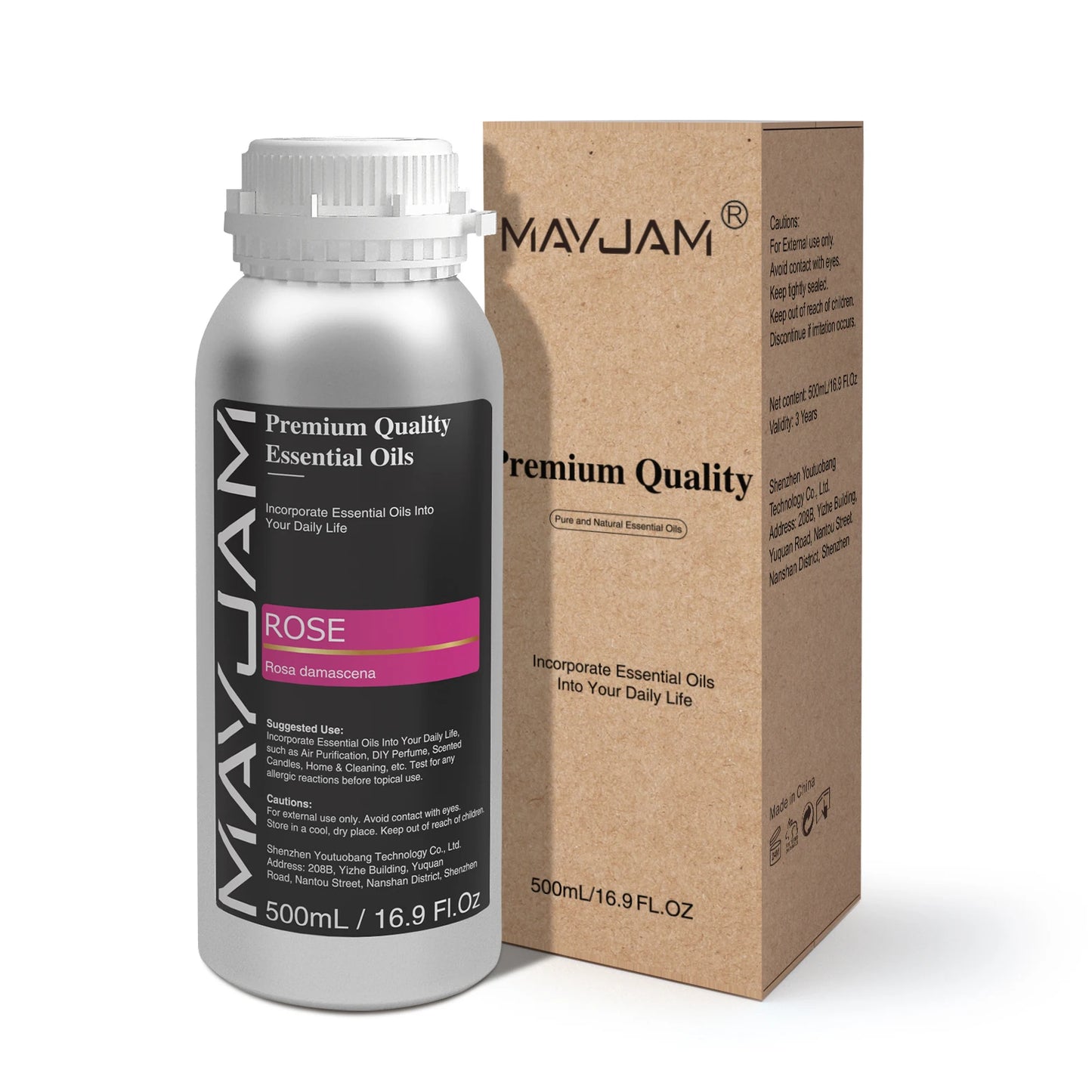 MAYJAM Aroma Diffuser Essential Oil Rose Spearmint Sweet Orange Lemongrass 100ML 500ML Premium Quality Oils in 2024