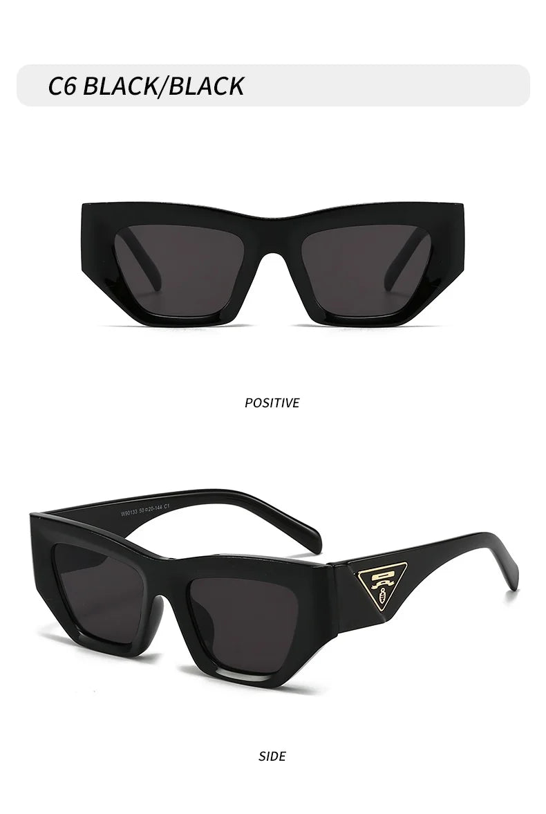 Fashion Luxury Brand Sunglasses For Men And Women Designer Cat Eye Unisex Sun Glasses Glamour Runway Eyewear UV400