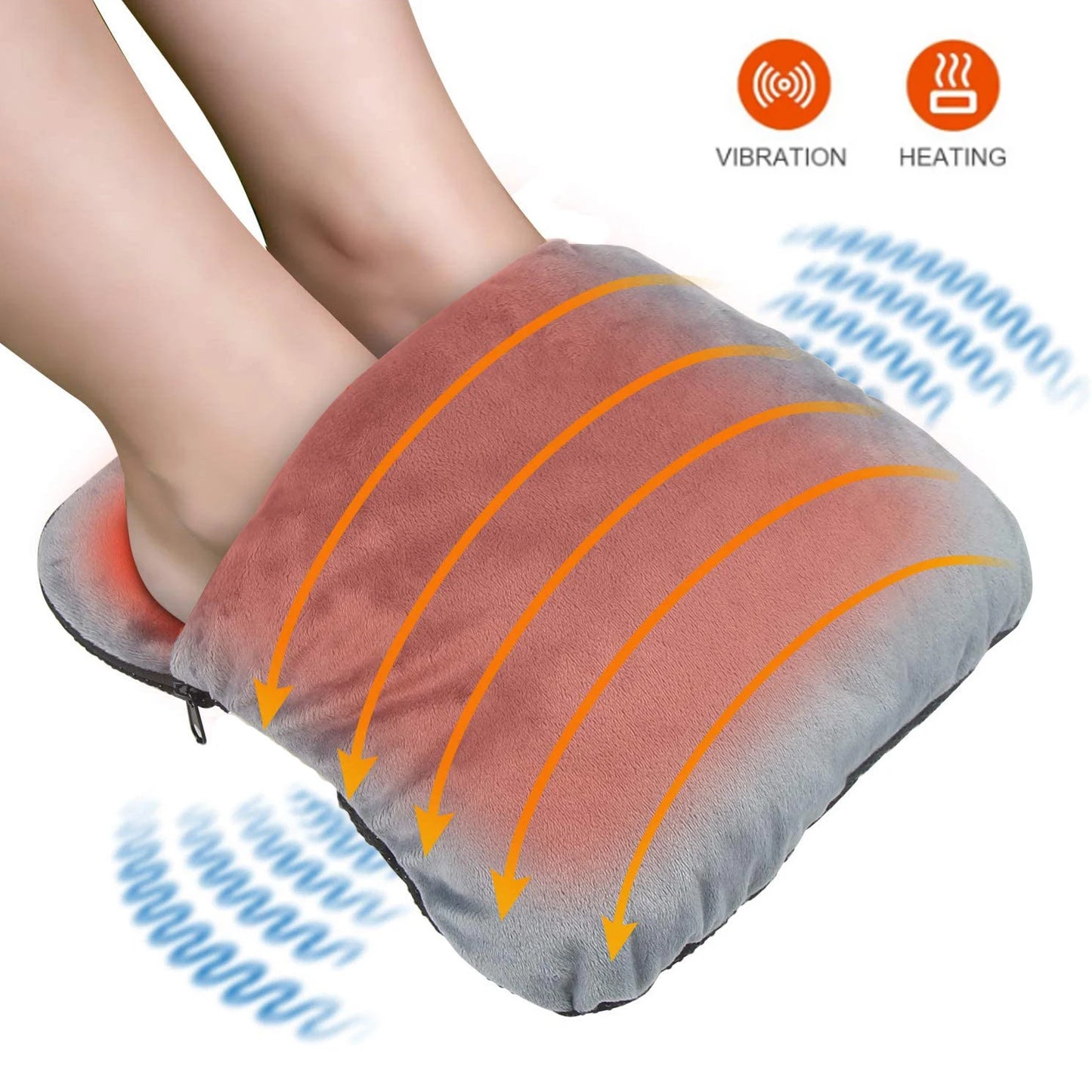 Winter Universal Electric Foot Heating Pad USB Charging Washable Household Foot Warmer Heater Soft Plush Foot Warming Mat 29cm