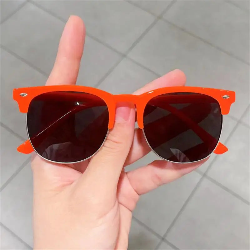 Fashion Children Sunglasses Boy Girl Stylish Goggles Baby Student Shades Eyeglasses Party Eyewear Square Summer UV400 Sunglasses