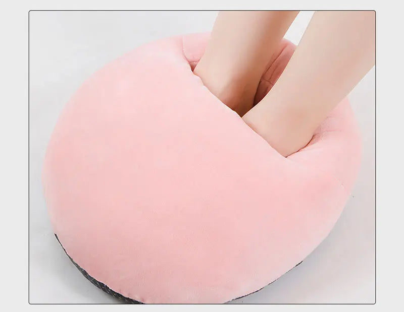 5V/2A USB Electric Foot Warmer Under Desk Heating Pad Winter Warming Plush Flannel Leg Thermostat Heater