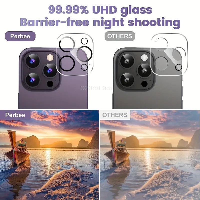 2Packs Privacy Screen Protector With 2 Packs Full Cover Camera Lens Glass Protect For IPhone 11 Pro Max 12 13 Mini 14 15 Plus