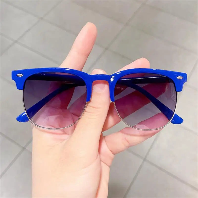 Fashion Children Sunglasses Boy Girl Stylish Goggles Baby Student Shades Eyeglasses Party Eyewear Square Summer UV400 Sunglasses