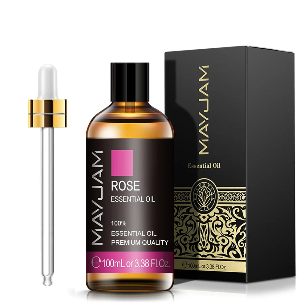 MAYJAM Aroma Diffuser Essential Oil Rose Spearmint Sweet Orange Lemongrass 100ML 500ML Premium Quality Oils in 2024