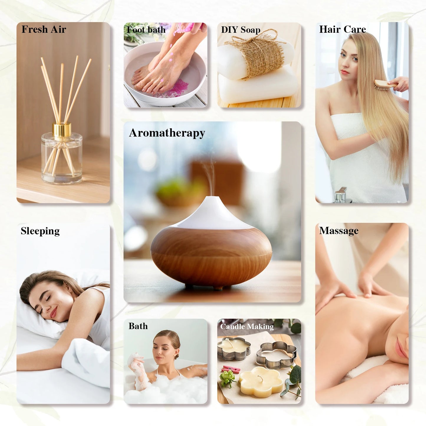MAYJAM Aroma Diffuser Essential Oil Rose Spearmint Sweet Orange Lemongrass 100ML 500ML Premium Quality Oils in 2024