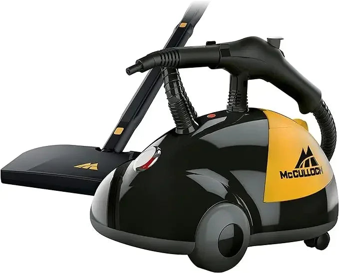 McCulloch MC1375 Canister Steam Cleaner with 20 Accessories, Extra-Long Power Cord, Chemical-Free Cleaning for Most Floors