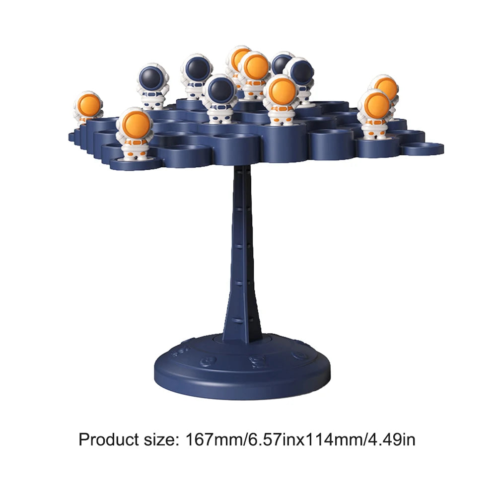 Kids Astronauts Balance Tree Game Parent-child Interactive Funny Table Game Baby Educational Toy Party Montessori Balance Board